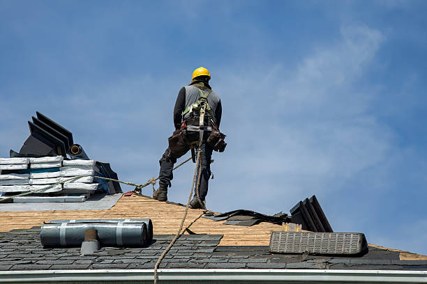 Professional Roof Repair technician working in Candler, FL